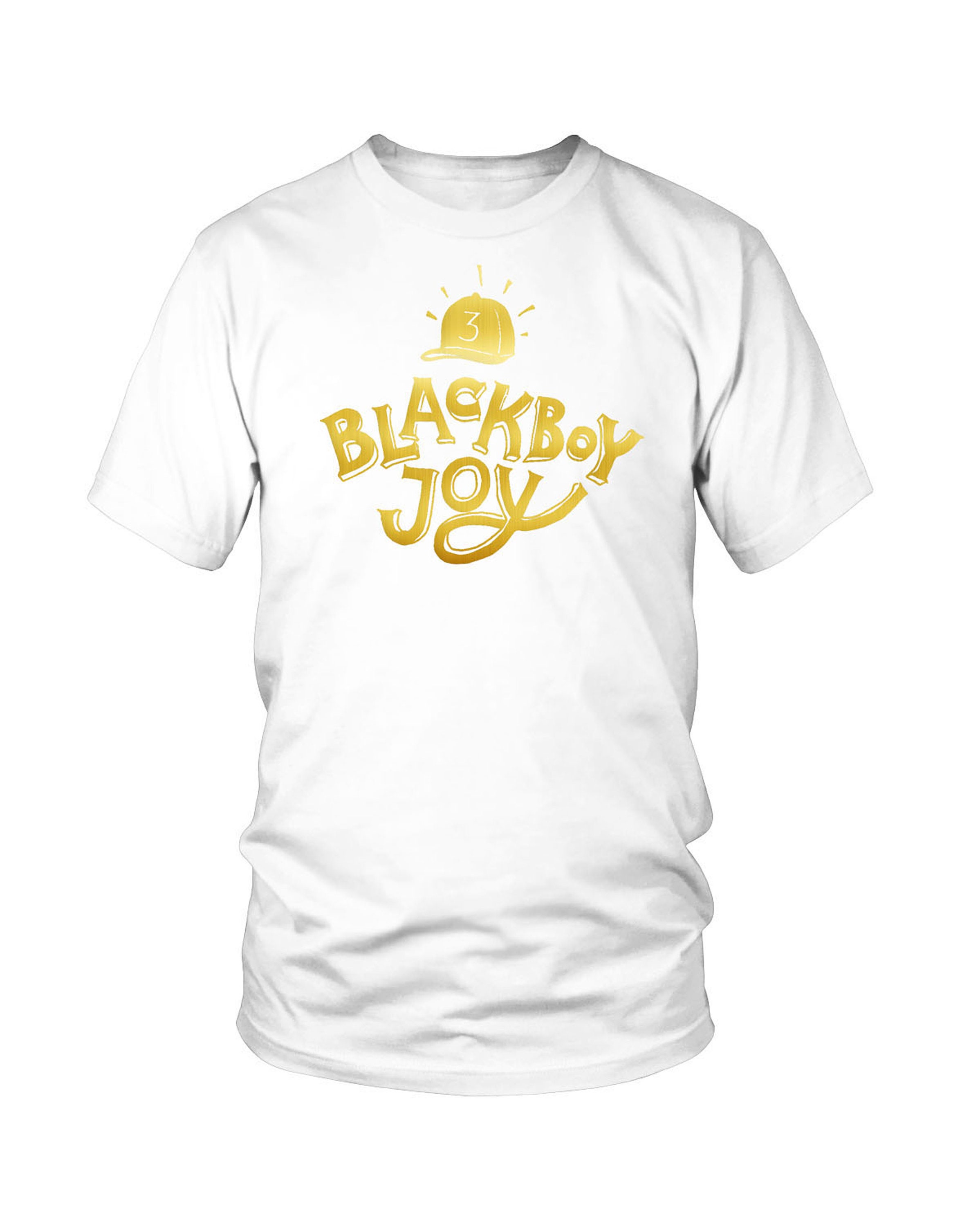 Black Boy Joy Tee metallic Etsy