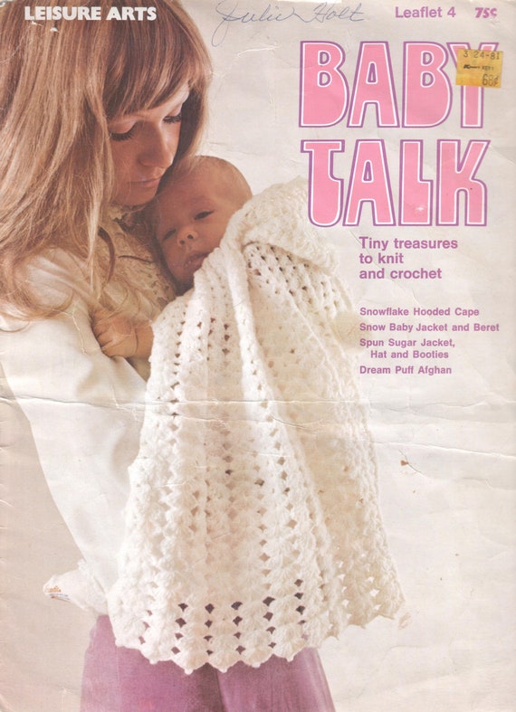 SWEET LAYETTES TO KNIT ~ LEISURE ARTS 4 designs
