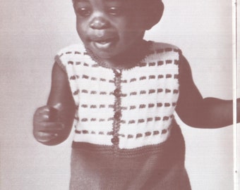 Padrão de terno de malha para menino