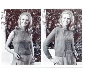 Padrão de tricô de conjunto duplo de cabo