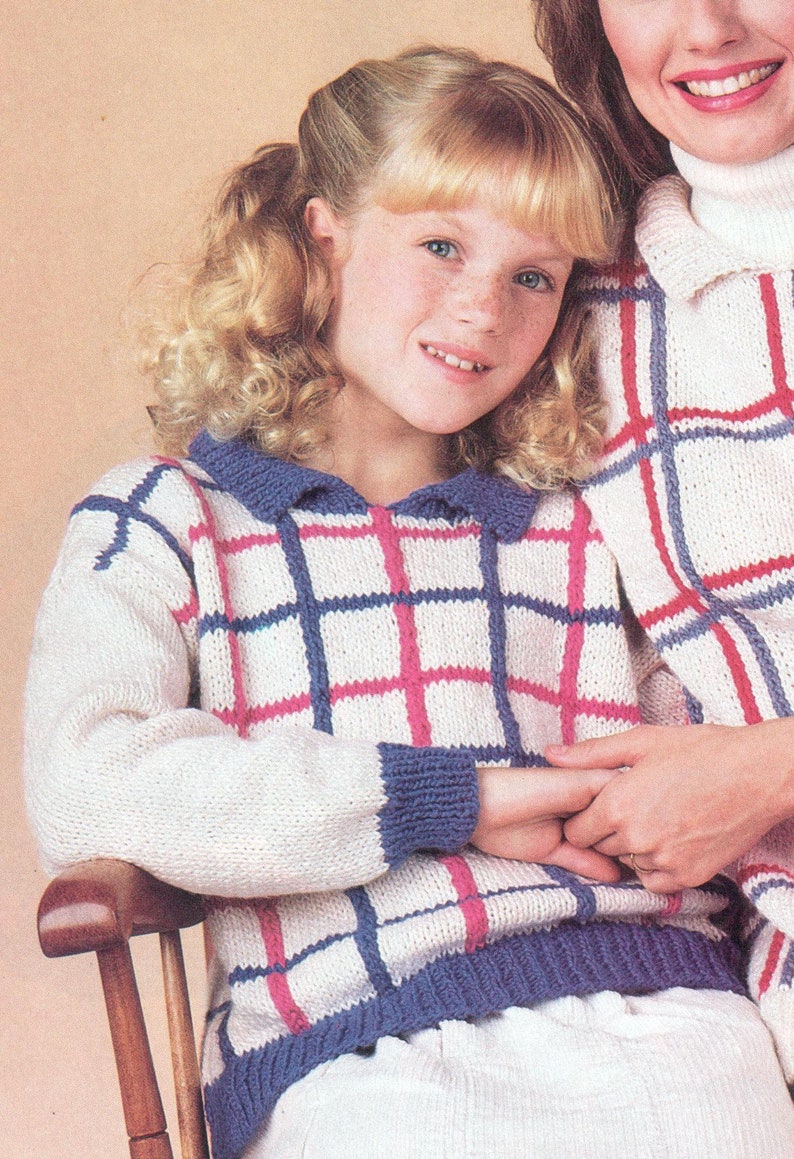 Child's Tattersall Polo Knitting Pattern image 1