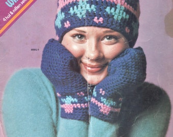 Padrões de crochê para aquecimento de inverno, download 4 em 1