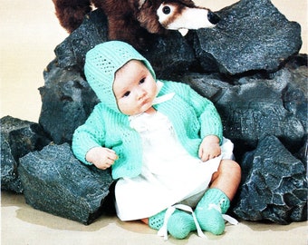 Padrão de saco de malha, gorro e botas