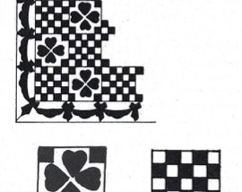 The Workbasket March 1988 Double Irish Chain Quilt Instructions- DIGITAL DOWNLOAD