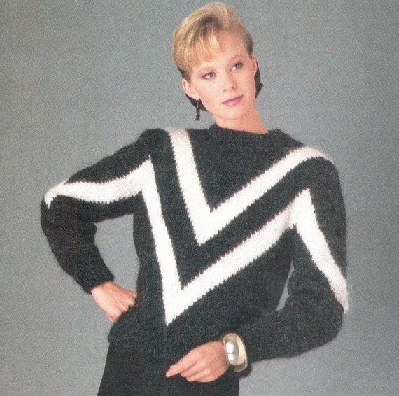 chevron sweater knitting pattern