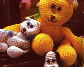 Padrão de crochê de animais de estimação flexíveis