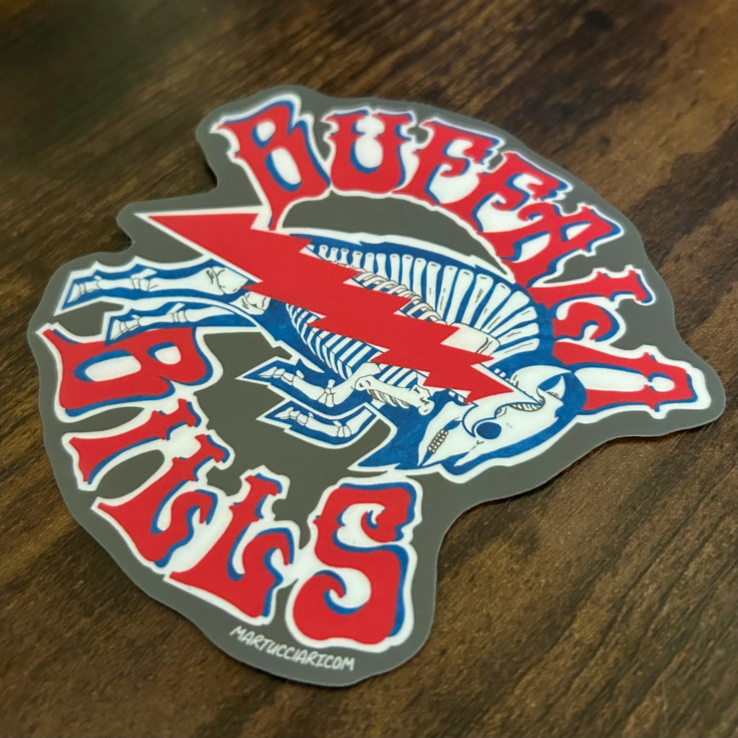 Buffalo Bills Sticker // Vinyl Sticker // Grateful Dead