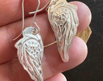 Angel wing earrings