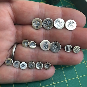 Small silver studs