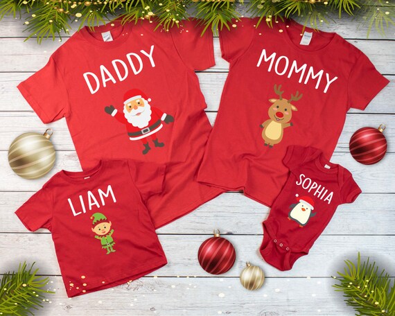 cheap christmas t shirts for family
