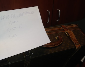 Vintage auténtica Louis Vuitton traje caso bolsa de viaje - fecha de finalización estimada 6/1/18