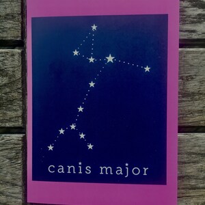 Canis Major Card Pet Sterfgeval Kaart Poëzie door Robert Frost Pet Loss