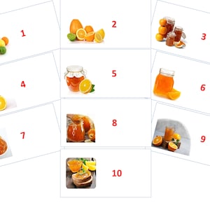 24 x Marmalade or Citrus Preprinted &#39;Jar Type&#39; Labels,  Self Adhesive,  All New Designs 64 x 34mm.