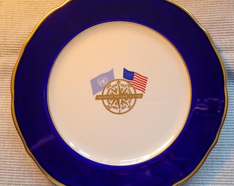 World Trade Club Vintage Syracuse China Dinner Plate
