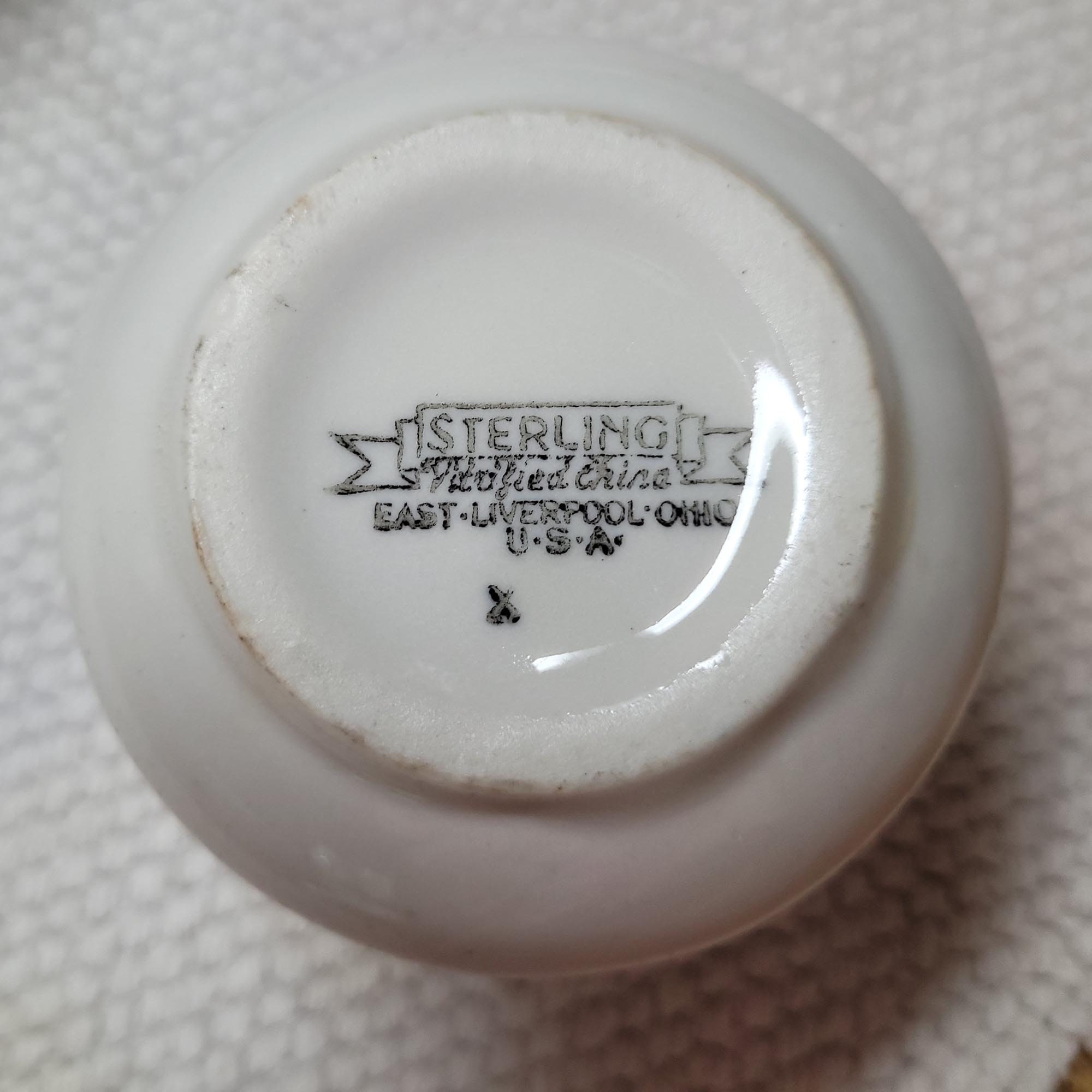 Vintage Sterling Vitrified China Creamer Dark Rasberry Red | Etsy