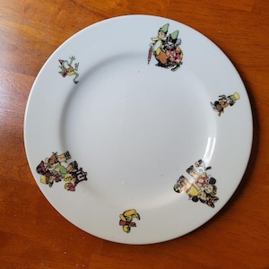 Mayer China Childs Plate 1940s Restaurant Ware