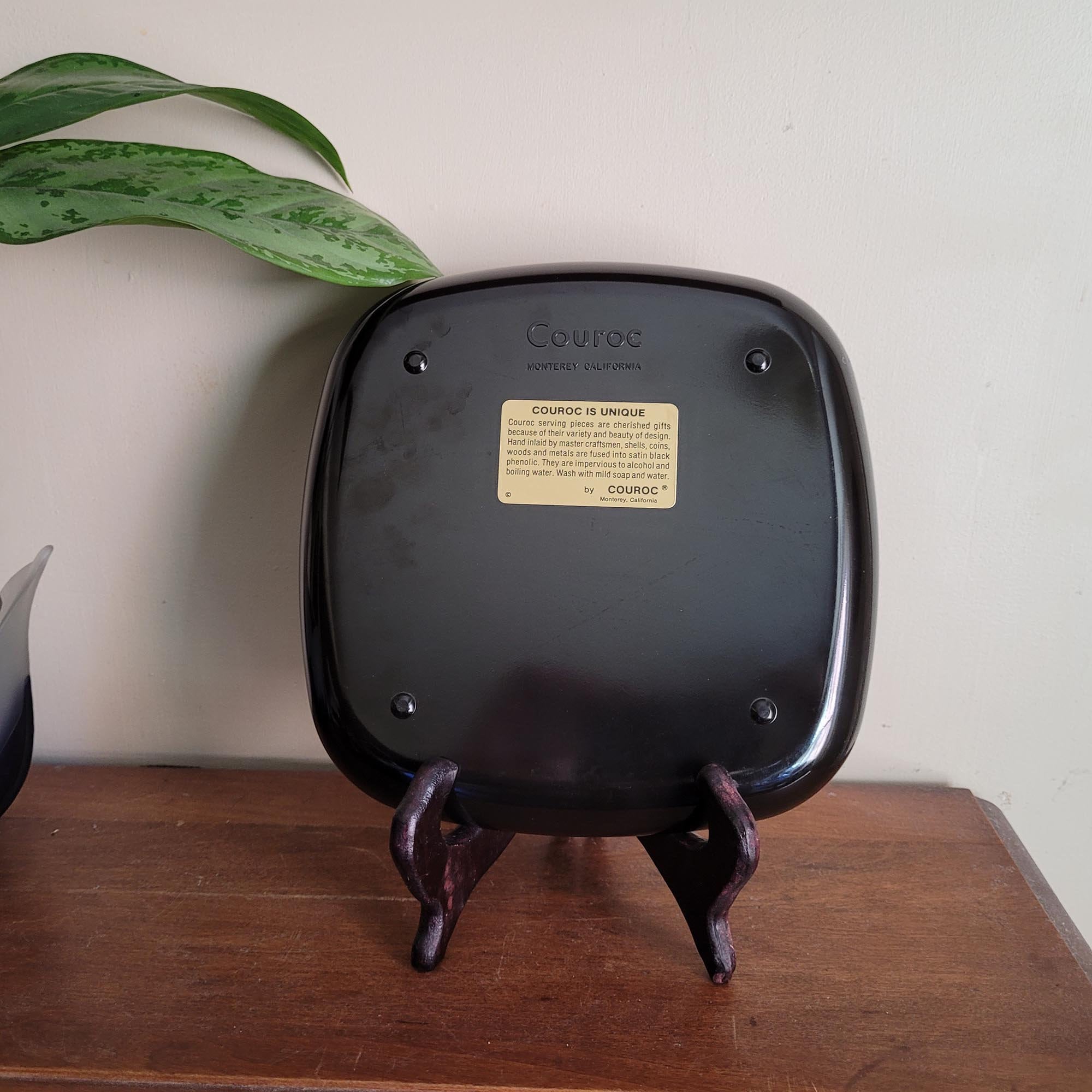 Couroc Trays Monterey California 1960s Cardinal Santa Holly