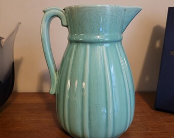 Stangl Vintage Creamer Pitcher #1388 Colonial Green 1930s