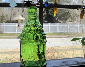 McGivers American Army Bitters Bottle Made By Wheaton Glass in Green