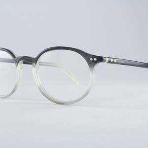 Rare Authentic Lunor Mod.226 col.20 46mm Gray Gradient Oval Frames Glasses Germany