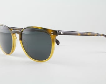 Authentic Oliver Peoples OV5298SU 1409R8 Finley Esq Sun 53mm Vintage Brown Panto Sunglasses Italy