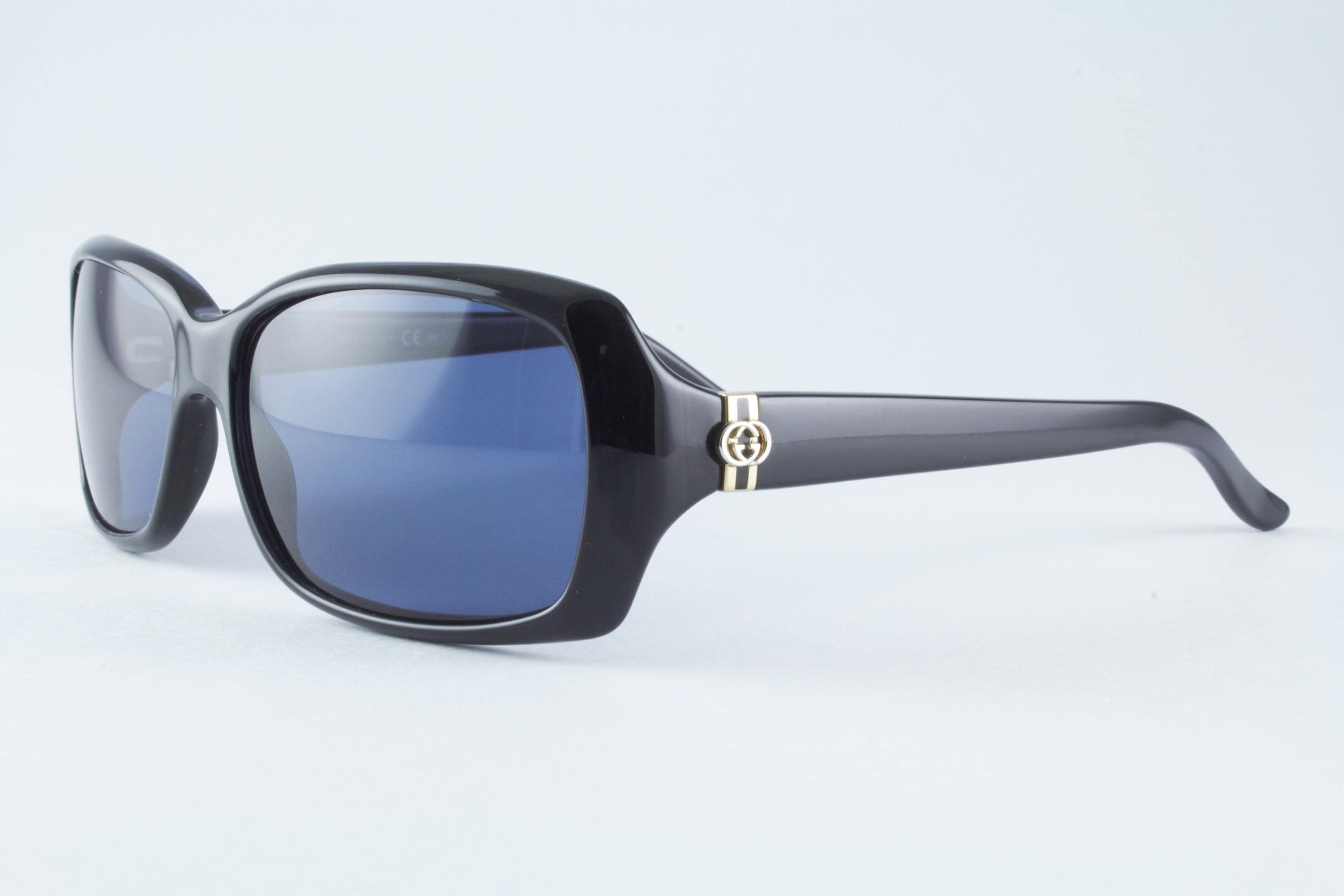 ❤️ Gucci 60 mm Oversized Designer Sunglasses New with Case Discover a soft cat-eye shape with Interlocking G logo for  main image 2