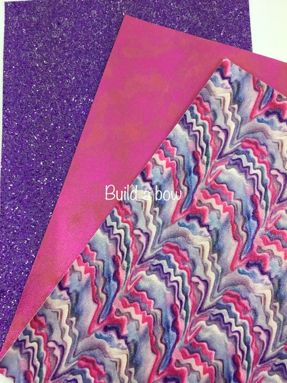 Pink love bug ladybug faux leather sheet vinyl fabric full-1//2 sheet DIY bow