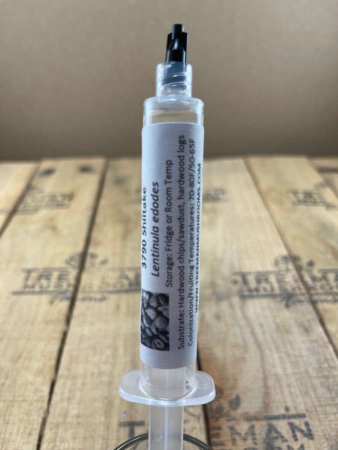 Shiitake 3790 Commercial Mushroom Liquid Culture Syringe Etsy