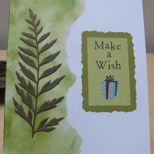 Fern Make A Wish Carte d'anniversaire