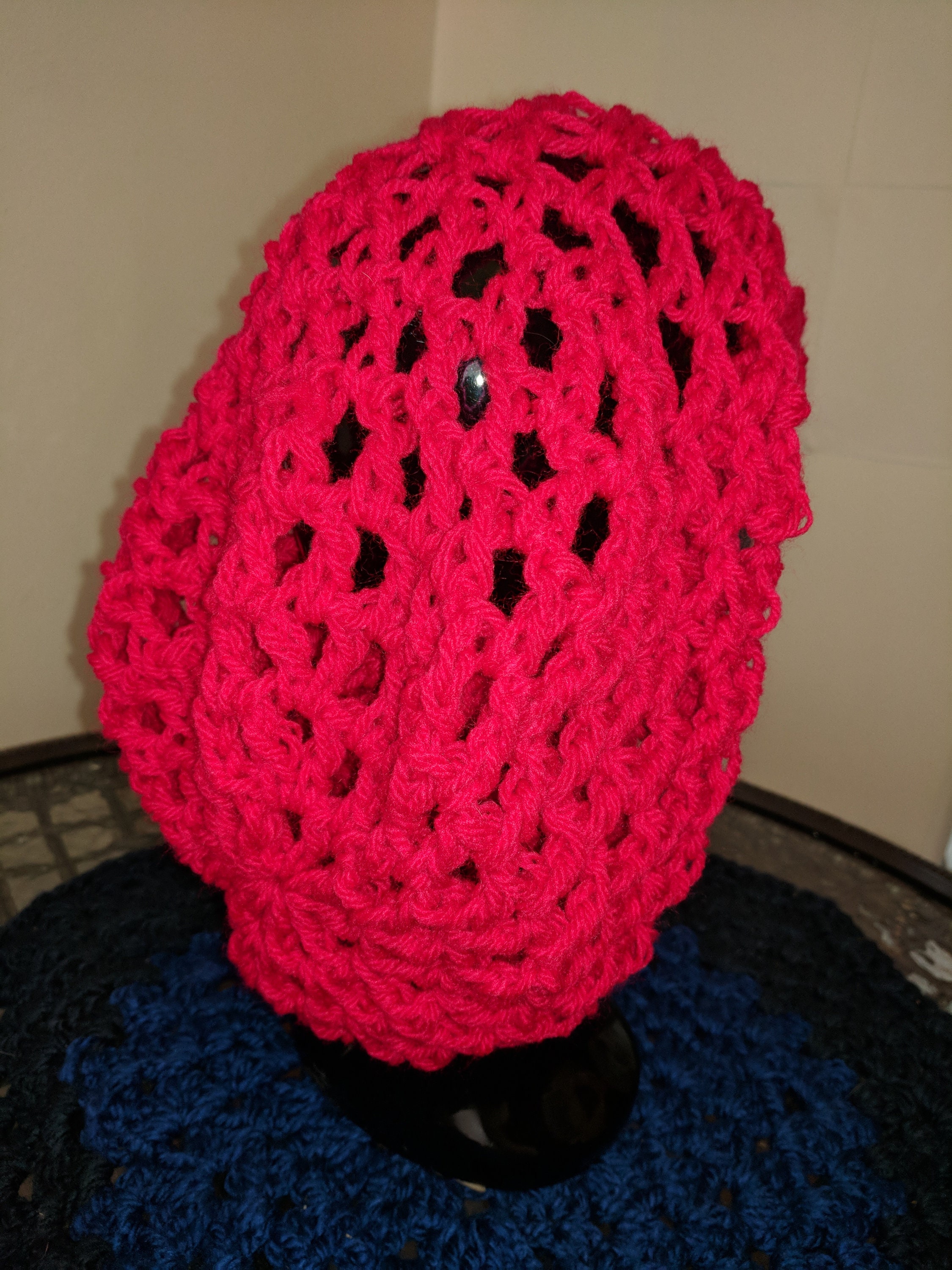 Hot Pink Rasta Hat - Etsy