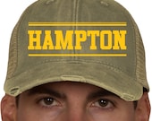 Hampton Distressed Ball Cap