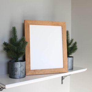 Cherry Minimalist 8x10 Hardwood Tabletop Picture Frame – Handcrafted Design, Perfect for Home Decor or Gifting