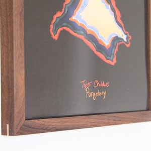 Walnut Vinyl Album Cover Frame – Minimalist 33 LP Record Display Frame, Perfect for Vinyl Collectors, Music Enthusiasts, and Gifting