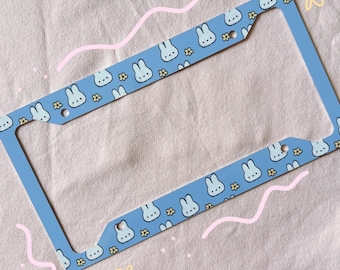 Niedliche Hasen-Nummernschildhülle