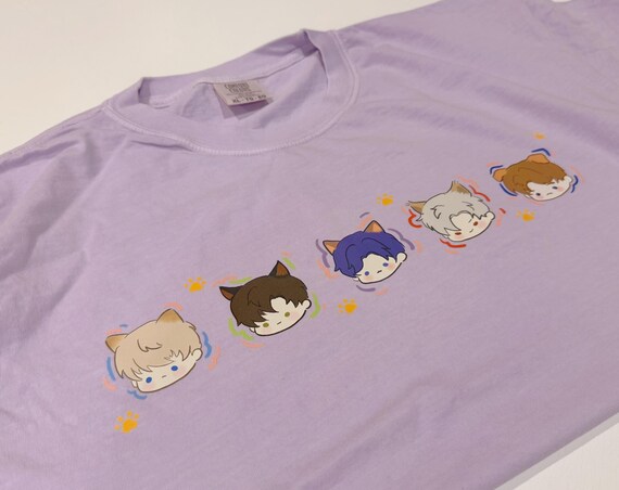 Kawaii LnD Chibi Cat Butler Shirt| Otome Anime Game| Love&Deepspace | LaDs Merch