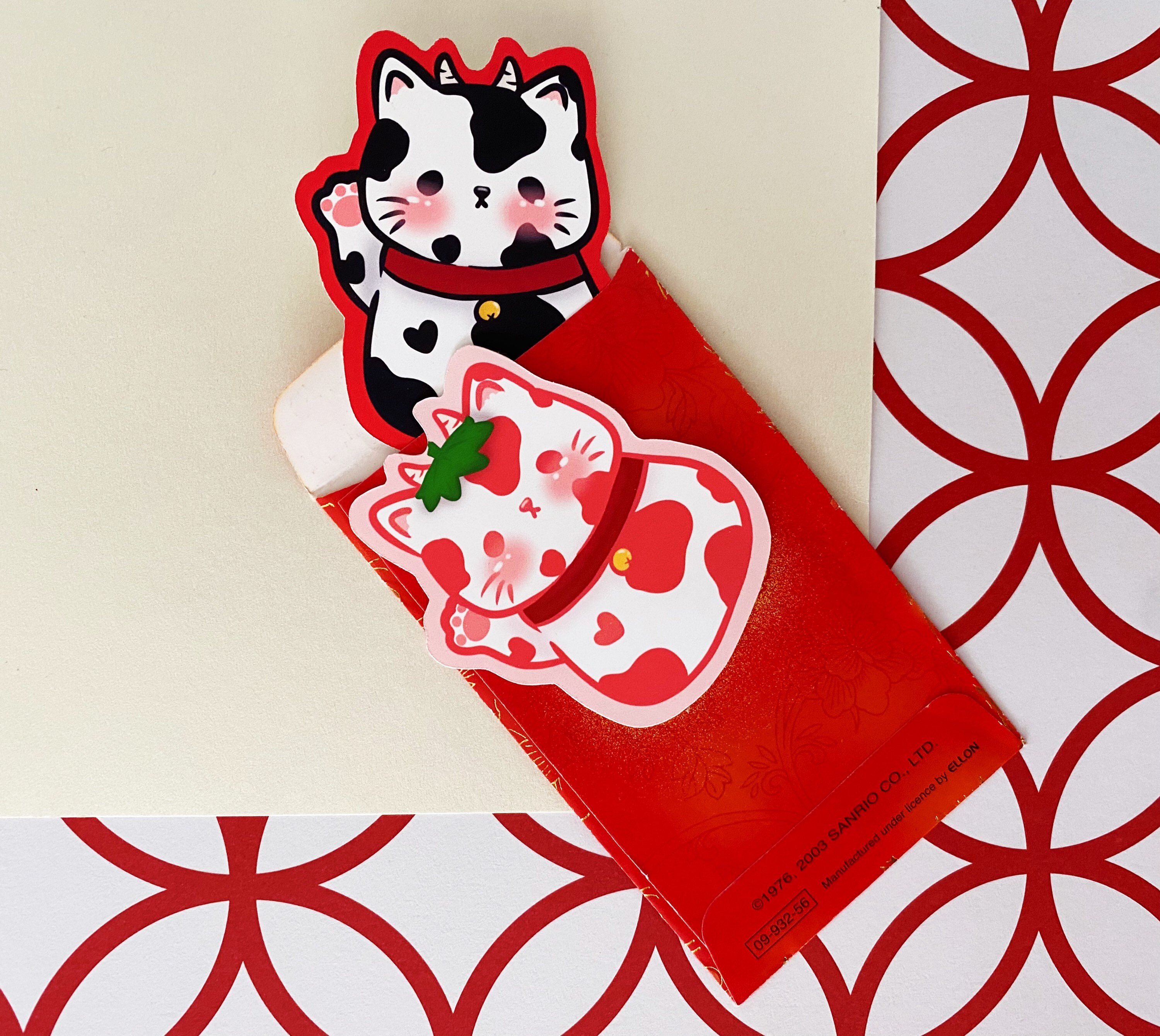 Lunar New Year 2021 Zodiac Lucky Cat Year of the Ox/Cow | Etsy