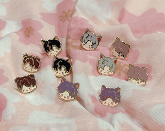 Épingle en émail LaDs Chibi Kitty | Sac aveugle Love Deepspace