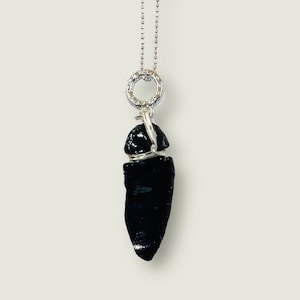 Black Obsidian Arrowhead Necklace