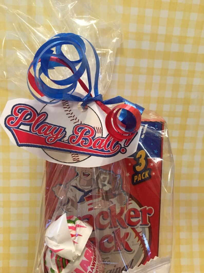 Baseball Party Favor Treat Loot Bags PreFilled Goodie Bags Etsy