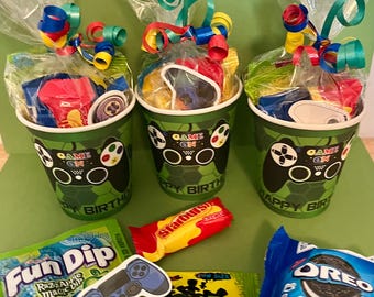 12 Pack Gamer Party Favor Bags, Customzed Gft Bags, Bolsas De Regalo