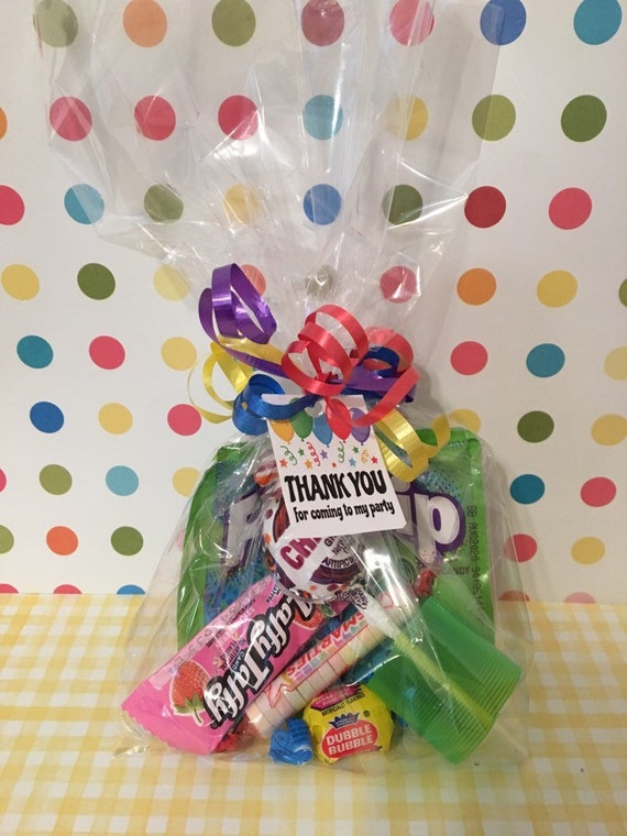 Birthday Party Favor Candy Bags Pre Filled Goody Bags 