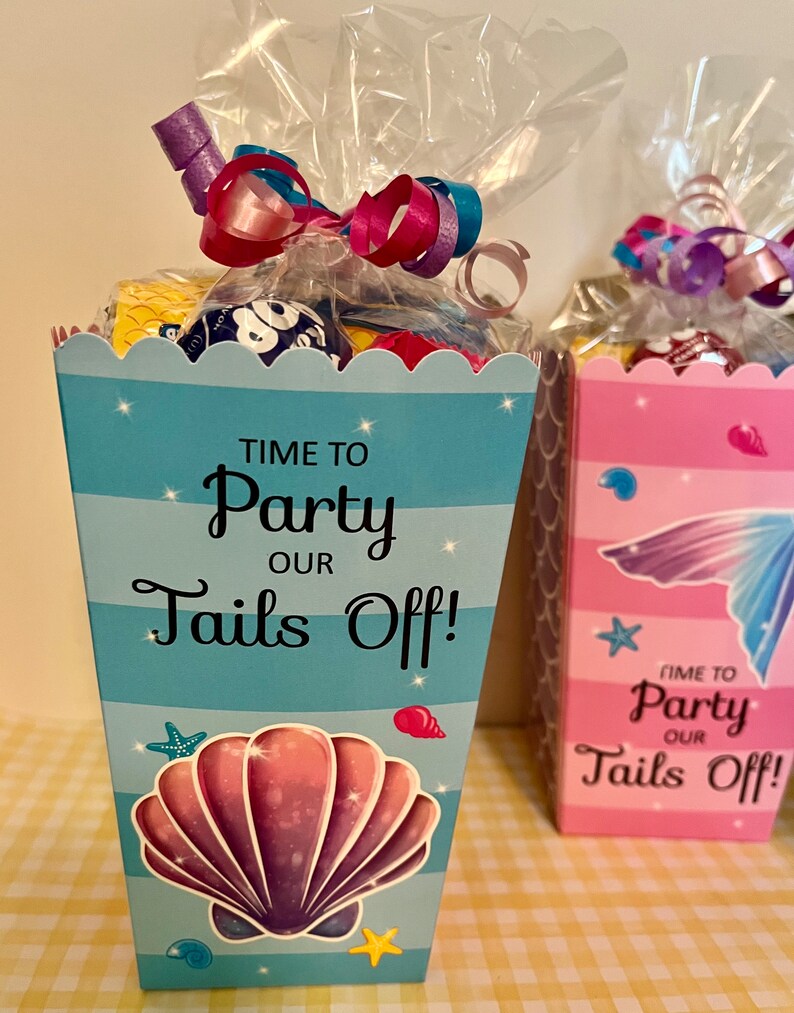 Mermaid Birthday Party Favor – Pre-filled Goody Bag - Hand-curated ...
