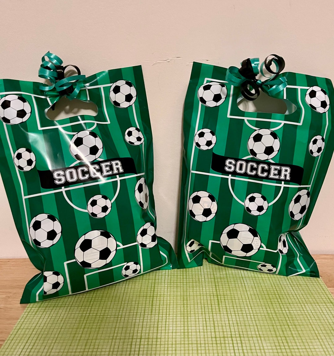Soccer Birthday Party Favor Candy Bags Pre Filled Goody Bags Soccer ...