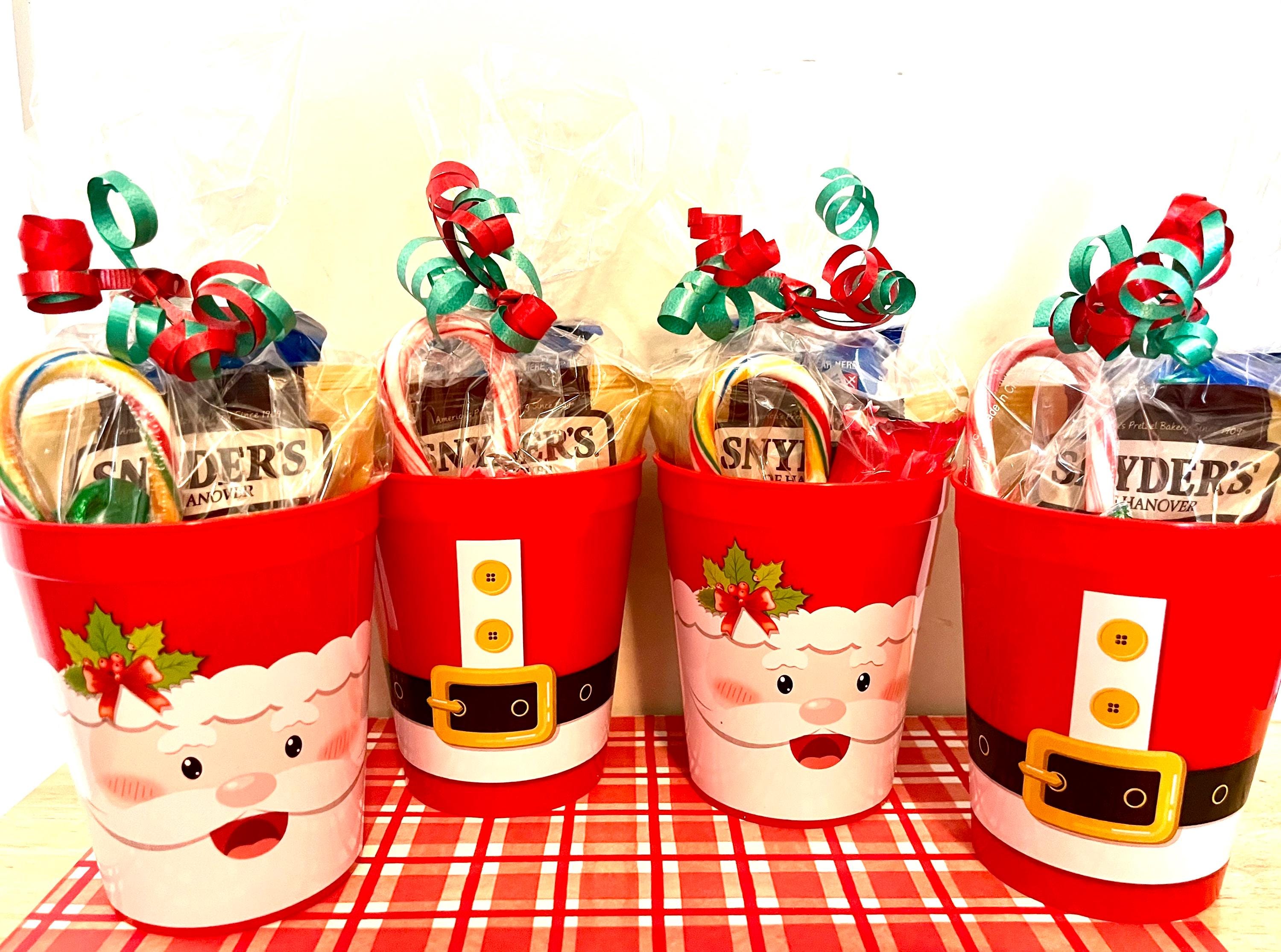 Christmas Holiday Santa Party Favor Loot Bags Pre Filled Goodie Bags Etsy