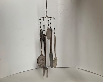 Fork compass windchime