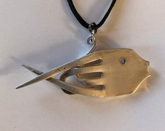 Fish fork pendant