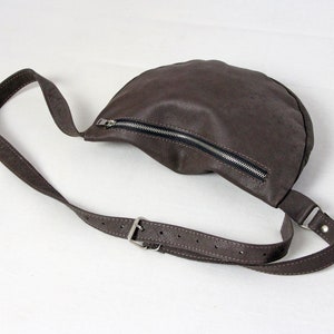 Sling bag for women, belt bag, Leather Bumbag Waist Pouch Hip BagLeather fanny pack, Large fanny pack for woman, Leather banana bag, tassel