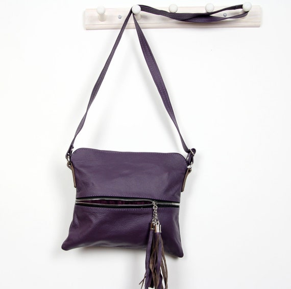 purple crossbody
