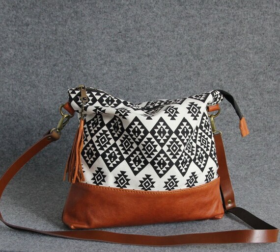 black canvas crossbody purse