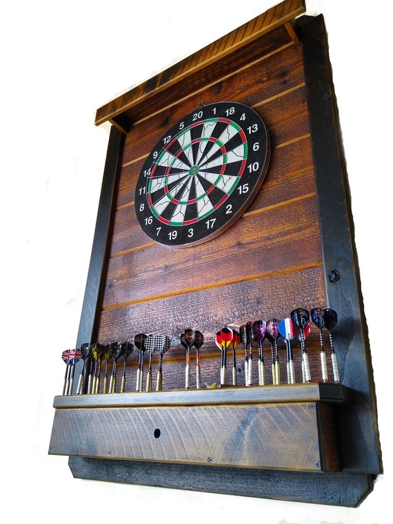 Dart Board Full Size 17 Inch Double Sided Dartboard Game For Adults Or Kids
